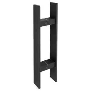 1 Paio Maniglia per Porta Scorrevole 450x40x10mm Inox Maniglia a Spinta Doppia Lato - Foto 1 di 17