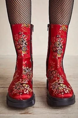 Botas Chelsea Free People Brooks Brocado Talla 7.5 Foto 1 de 4