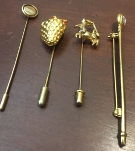 Schöne 4 Stck. Vintage Antik Stick Pin Schmuck Menge - Bild 1 von 5