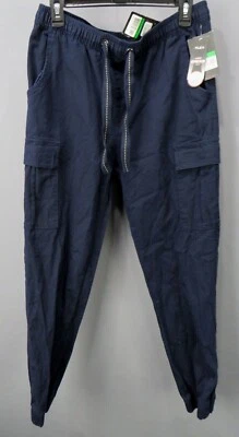 Galaxy by Harvic MEN Twill Pull on Cargo Pants, Navy, Size M - Image 1 of 2
