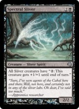 1x Spectral Sliver - Foil LP, English MTG Premium Deck Series: Slivers