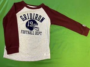 American Football Felt Spellout Raglan L/S T-Shirt Youth X-Small 5T - Picture 1 of 3