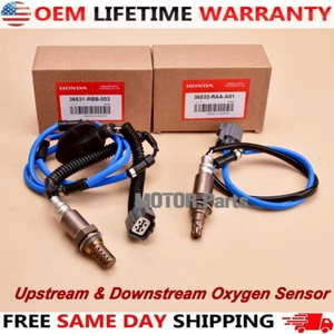 Genuine OEM 2PCS Upstream & Downstream Oxygen Sensor O2 for 2003-07 Accord 2.4L - Picture 1 of 8