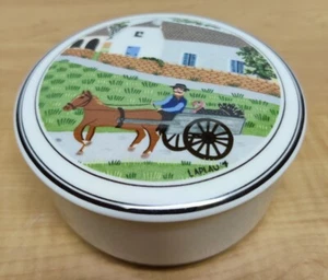 Villeroy & Boch Design Naïf Porzellan Bonboniere Schmuckschale Volkskunst Deckel - Bild 1 von 7