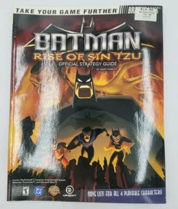 Brady Games Official Strategy Guide - Batman Rise of Sin Tzu for PS2, Xbox, GC - Imagen 1 de 4