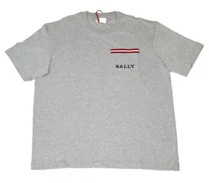 Bally 6233730 Herren grau 100 % Baumwolle Tasche T-Shirt UVP $ 300 - Bild 1 von 5