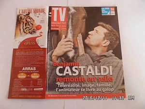TV MAGAZINE DU 4/03/2012 BENJAMIN CASTALDI FRANCOIS BERLEAND D27 - Picture 1 of 1