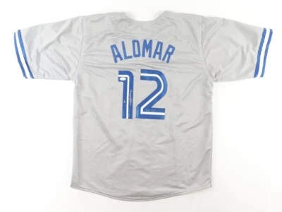 Roberto Alomar Signed Toronto Blue Jays Jersey (JSA COA) 12×All-Star 2nd Baseman - Image 1 of 4