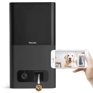 Petcube Bites Interactive Wi-Fi Pet Camera and Treat Dispenser - Carbon Black - Picture 1 of 11