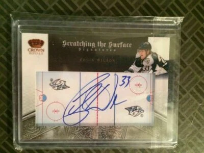 2010-11 Crown Royale Scratching the Surface Signatures Colin Wilson Predators   - Image 1 of 2