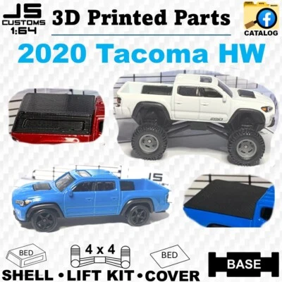 Toyota Tacoma Hot Wheels 2020 - cubierta de plataforma, carcasa superior, base inferior, kit de elevación Foto 1 de 3