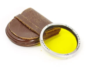 Rollei Gelb Mittel Medium Yellow -1,5 RIII Bay III Bayonett III for 2.8F No.0172 - Picture 1 of 2