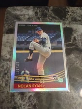 2018 Donruss Season Stat Line #256 NOLAN RYAN FOIL RETRO /133 New York Mets