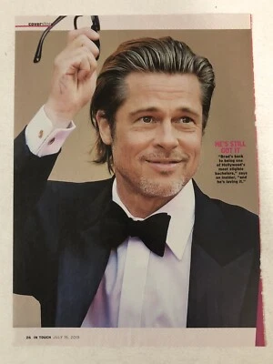 Imagen pinup efímera de revista Brad Pitt Foto 1 de 2