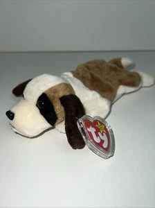 Ty Beanie Baby Bernie the St. Bernard 8.5" Beanbag Plush Dog 1996 - Picture 1 of 5