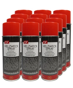 Multifunktionsöl 12x 400ml Rostlöser Pflegeöl Pflegespray Vielzweckspray Ölspray - Bild 1 von 2