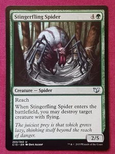 Magic The Gathering COMMANDER 2015 C15 STINGERFLING SPIDER green card MTG - Picture 1 of 2