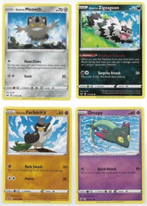 POKEMON (4) Card 2020 Base Lot - Pack to Protection w/ Meowth - Picture 1 of 1