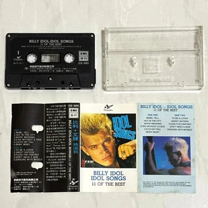 Billy Idol 1988 Idol Songs 11 Of The Best Taiwan Edition Cassette Tape w/ lyrics - Picture 1 of 5