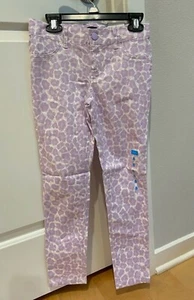 The Children's Place Purple Cow Print Jeggings in size 8 and unused/new with tag - Picture 1 of 6