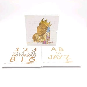 Little Homie Books 123 With the Notorious B.I.G. & A B to Jay-Z Rap Book Set - Picture 1 of 4