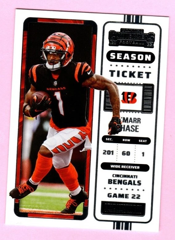 2022 Panini Contenders Ja'Marre Chase #18 Cincinnati Bengals (FM500) - Image 1 of 1