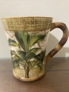 Certified International LAS PALMAS Palm Tree by Tina Higgins 16 oz Mug - Picture 1 of 4
