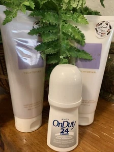 LOT Avon Studio 1886 Techtopian Perfumed Shower Gel 6.7 fl oz & Body Lotion + - Picture 1 of 2