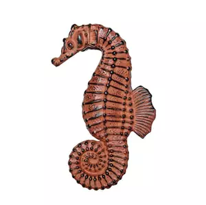 Antique Style Sea Horse Design Cast Iron Door Knocker Handmade Vintage Finish - Picture 1 of 4