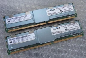 8GB Kit Micron MT36HTF51272FY-667G1D6 PC2-5300F DDR2 2Rx4 FBDIMM Server Memory - Picture 1 of 3