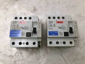 Siemens 5SM1 354-6 40A RCCB Residual Current Circuit Breaker 500V -Lot of 2 - Picture 1 of 6