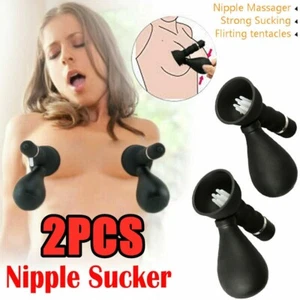Adult-Nipples-Sucking-Vibrator-Clit-Sucker-Dildo-Women-G-spot-Massager-Sex-Toy - Picture 1 of 12