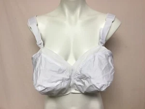 NWOT Women’s 2 Exquisite Form Thin Bra w/ Padded Strap 44DD White 2 Bras #187U - Picture 1 of 4