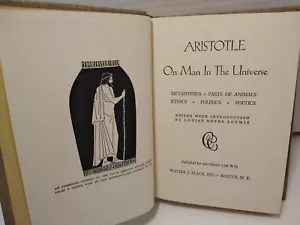 Aristotle - On Man in the Universe - Classics Club - Vintage Collector's Ed HC - Foto 1 di 8