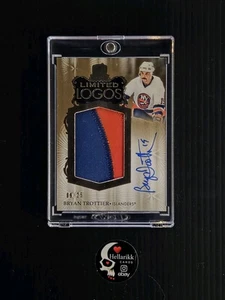 2023-24 Bryan Trottier /25 The Cup Limited Logos Patch Auto #LL-BT New York UD - Picture 1 of 2