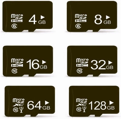 Low Capacity Micro Memory Card 64MB 128MB 256MB 512MB 1GB 2GB 4GB 8GB 16GB 32GB - Image 1 of 3