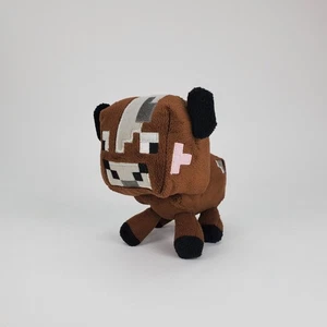 Minecraft Jinx Mojang Brown Black Cow 5" Stuffed Animal Plush - Picture 1 of 8