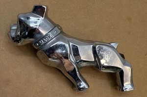 Vintage Mack Truck Bulldogge Chrom rechte Seite Kotflügel Ornament Hund Emblem 4MR2158 - Bild 1 von 5