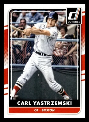 Carl Yastrzemski 2016 Donruss #185 Boston Red Sox BÉISBOL *236 Foto 1 de 2