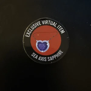 ROBL0X Serie 5 Spielzeug Code Sea Axis Saphir Halskette - Bild 1 von 2