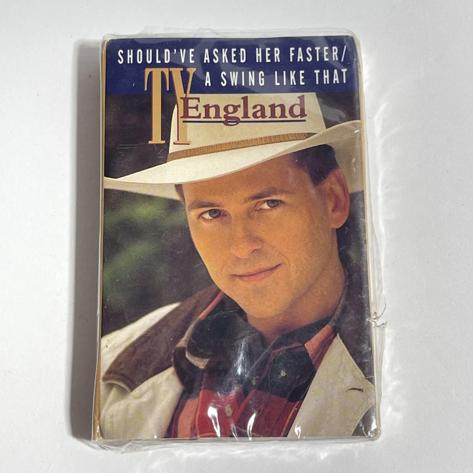 TY ENGLAND Should’ve Asked her/ Swing Like SEALED Cassette Single Tape Cassingle Foto 1 de 2