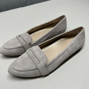 Vionic Mujer Savannah Gris Claro Gamuza Cuero Plano Talla 8.5 - Imagen 1 de 8