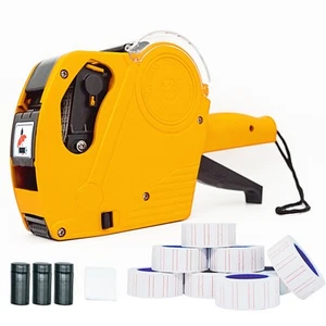8 Digits Price Tag Gun MX5500 Price Label Maker with 5000 Blank Sticker Label... - Picture 1 of 5