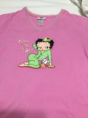 Betty Boop Coffee Tea Or Me talla grande pjs talla 3X Foto 1 de 4