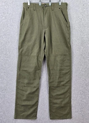 Pantalones Patagonia Hombres 32x34 Todas las Temporadas Doble Rodilla Largo Cáñamo Ropa de Trabajo Calce Regular Foto 1 de 4