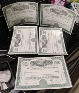 Pennsylvania Railroad Company Aktienzertifikate - datiert 1964 - Lot 5 - Bild 1 von 11