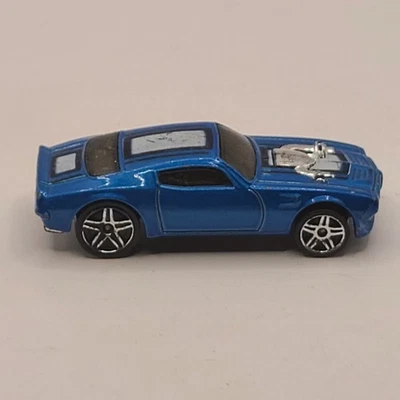 2007 Hot Wheels #16 New Models 16/36 '70 PONTIAC FIREBIRD Blue - Loose - Image 1 of 4