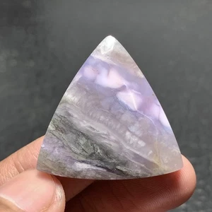 Purple Petrified Palm Wood Cabochon 30x30x7mm High Quality 41 ct - Picture 1 of 7