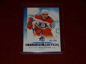 2024-25 SP Authentic Limited Blue Future Watch 201/399 Cutter Gauthier - Picture 1 of 2