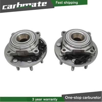 Par de cojinetes y bujes de rueda delantera para Ram 3500 2500 2014-2018 8 tuercas HA590628 Foto 1 de 4